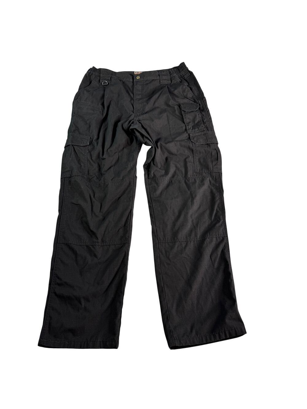 5.11 Tactical Cargo Pants Mens 38x34 Black Ripstop Utility Work Tactical